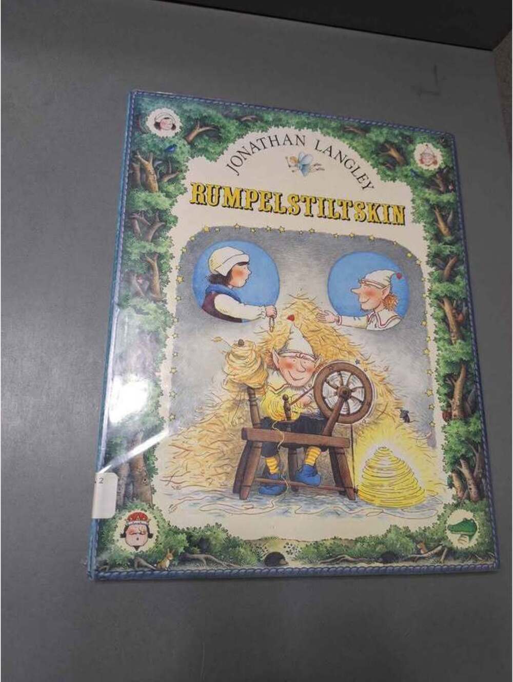 Vintage 1992 fairy tale Rumpelstiltskin by Jonathan Langley (hardcover)